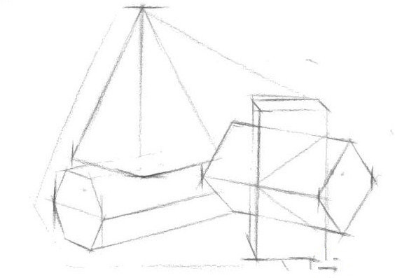 靜物素描技巧：靜物素描中空間的構(gòu)建