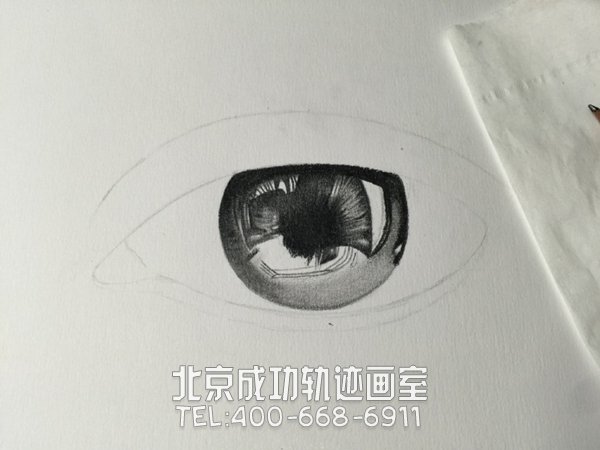 素描眼睛的畫(huà)法步驟