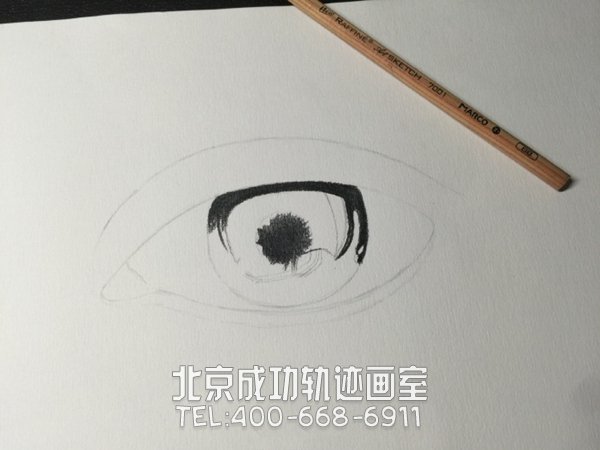 素描眼睛的畫(huà)法步驟